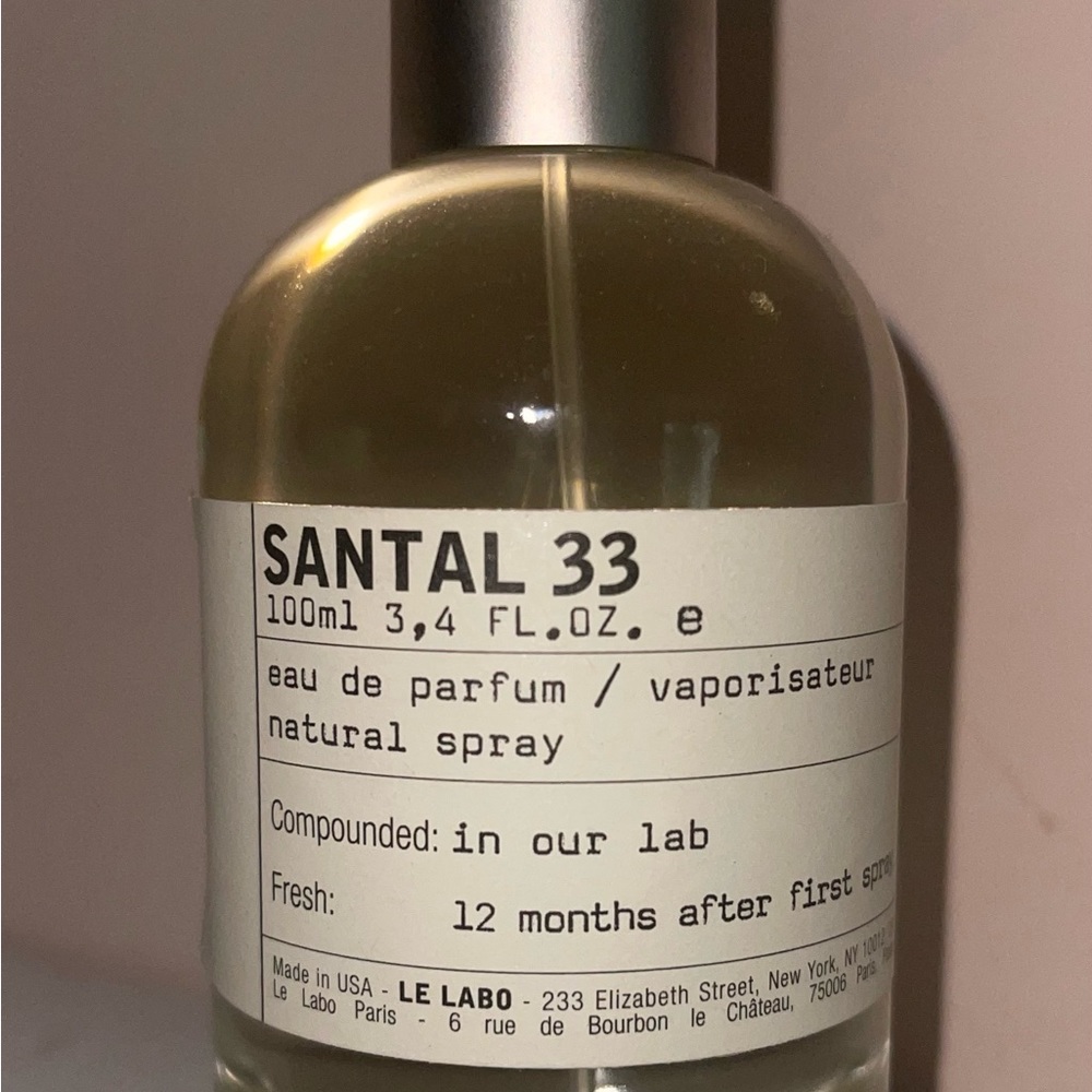 Le Labo Santal 33 Unisex Fragrance 100 Ml 3.4 FL oz